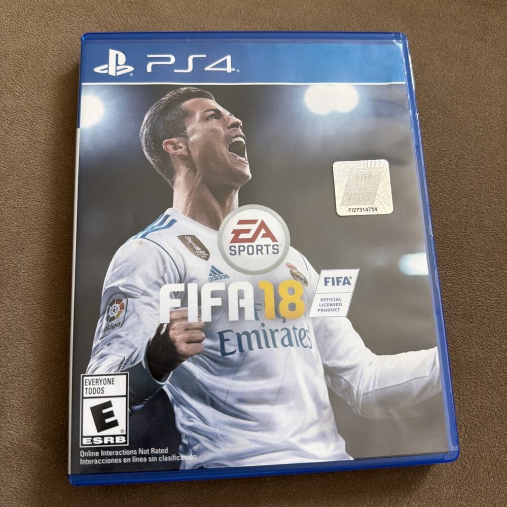 ⚽️ElectronicArts FIFA 18 PS4Sony Playstation Standard Edition EASports Pre Owned
